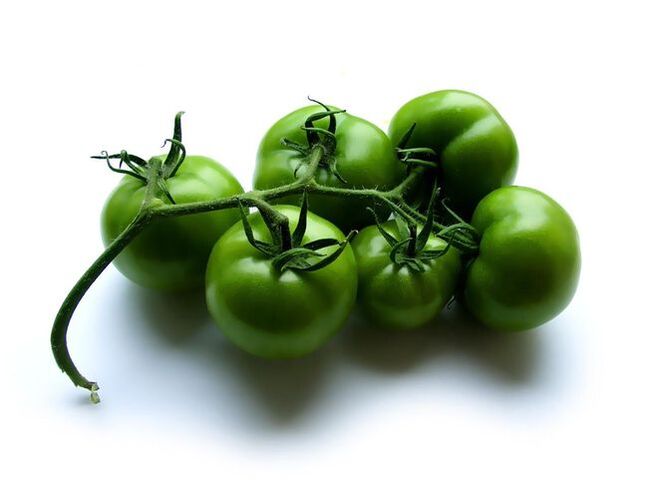 grüne Tomaten zur Behandlung von Krampfadern
